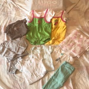 23 piece Girls Newborn Lot Carters brands and more
